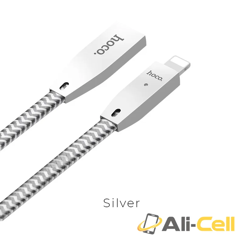 Cable USB to Lightning «U11» charging data sync (1.0m)