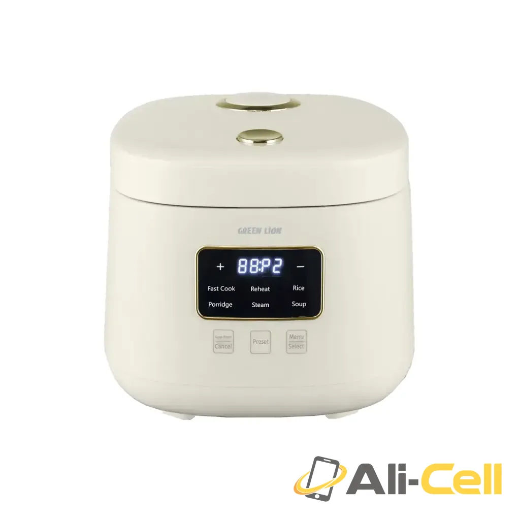 Green Lion GRC-10 Digital Rice Cooker 2L - White