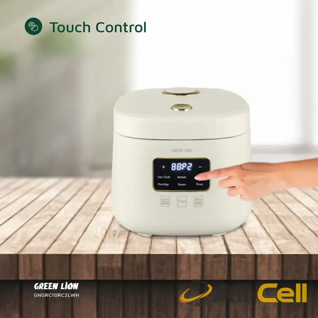 Green Lion GRC-10 Digital Rice Cooker 2L - White — 3