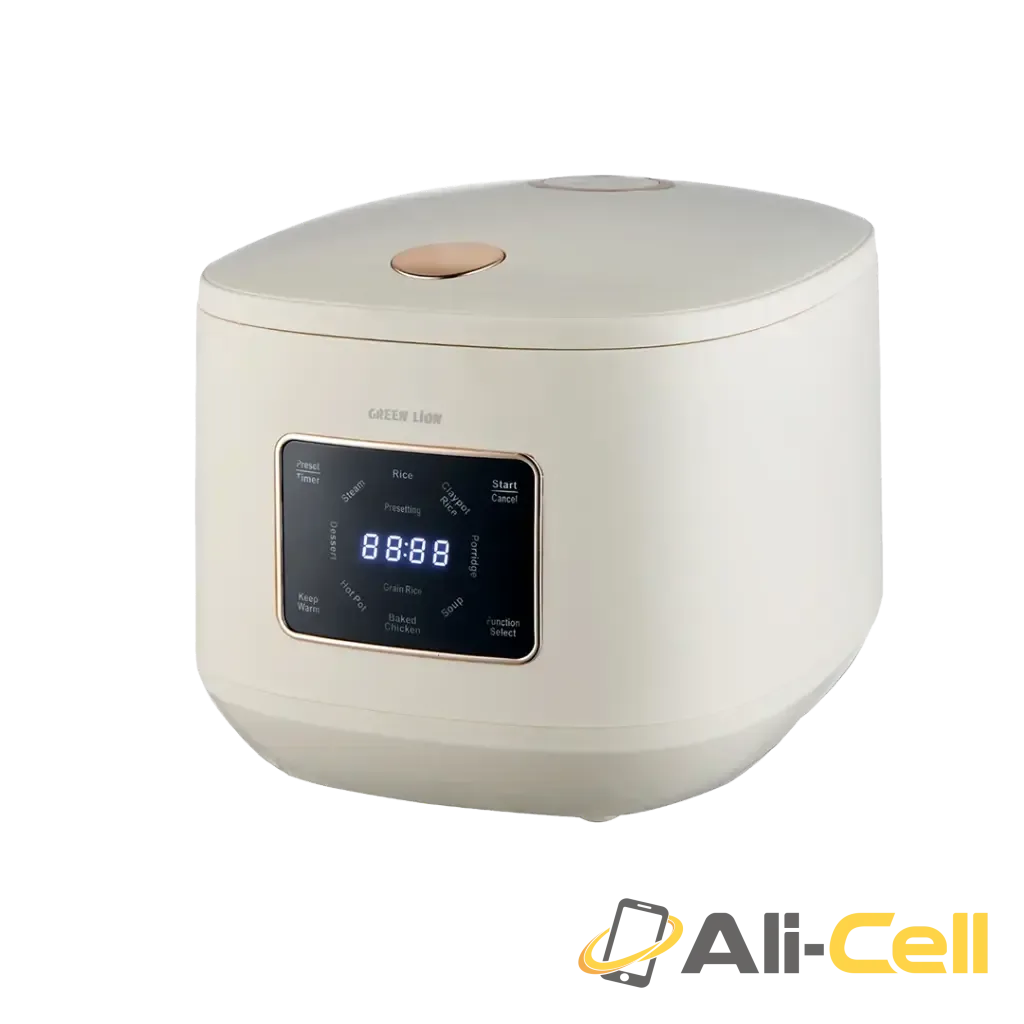 Green Lion GRC-20 Digital Rice Cooker 5L - White