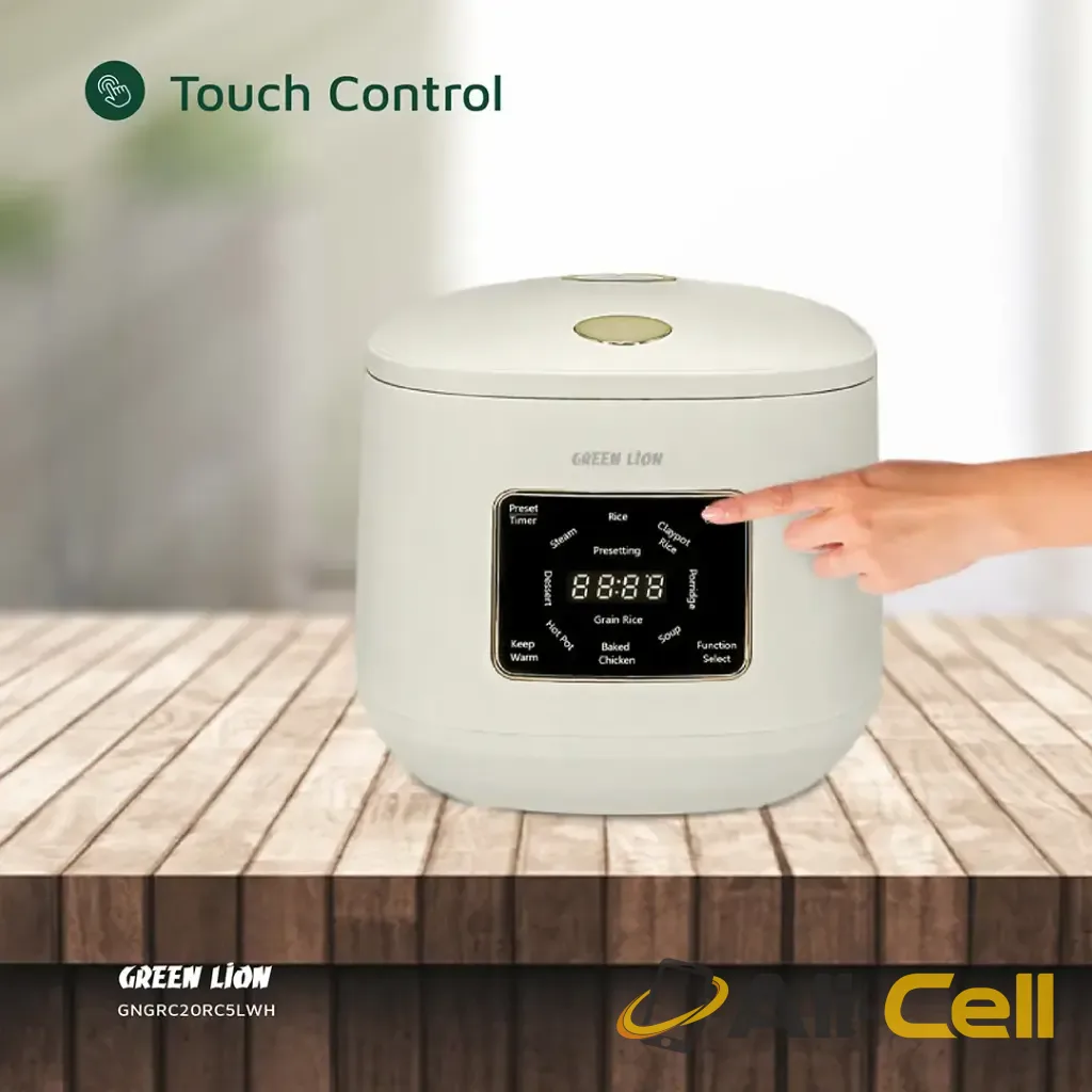 Green Lion GRC-20 Digital Rice Cooker 5L - White — 3