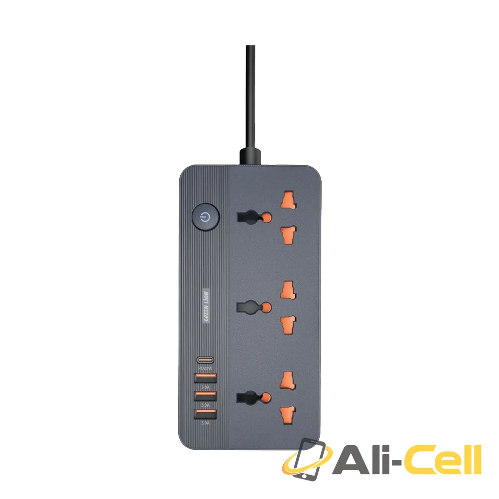 Green Lion GS-200 Power Socket 2500W - Black