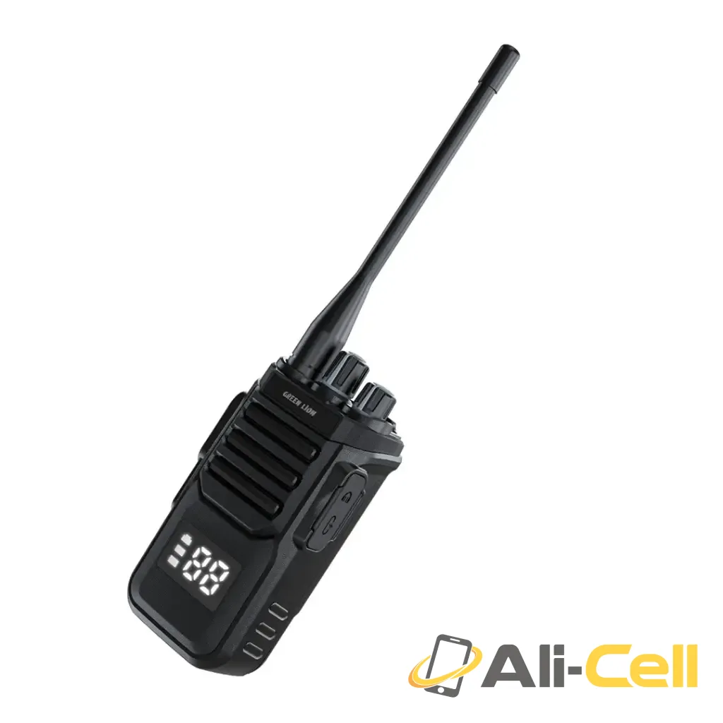 Green Lion GPX700 Walkie Talkie - Black — 2