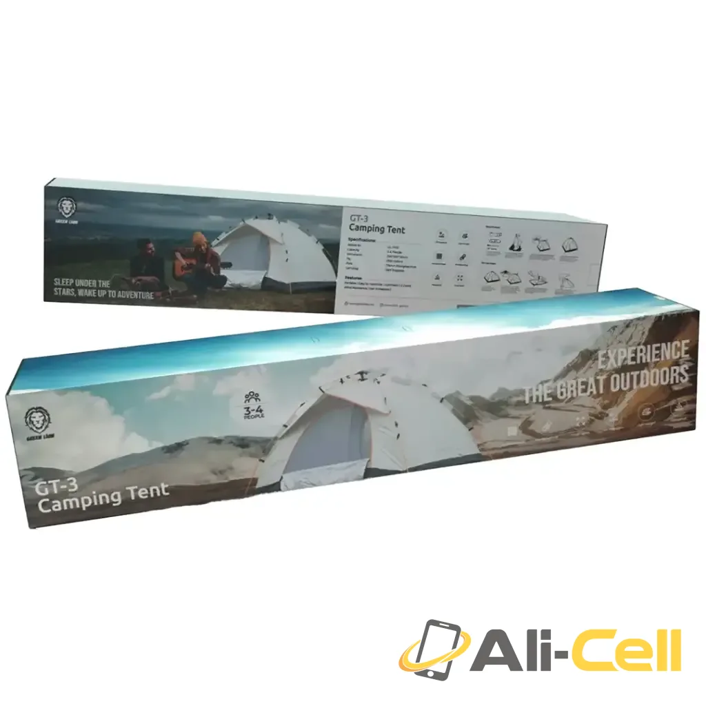 Green Lion GT-3 Camping Tent - Biege — 2