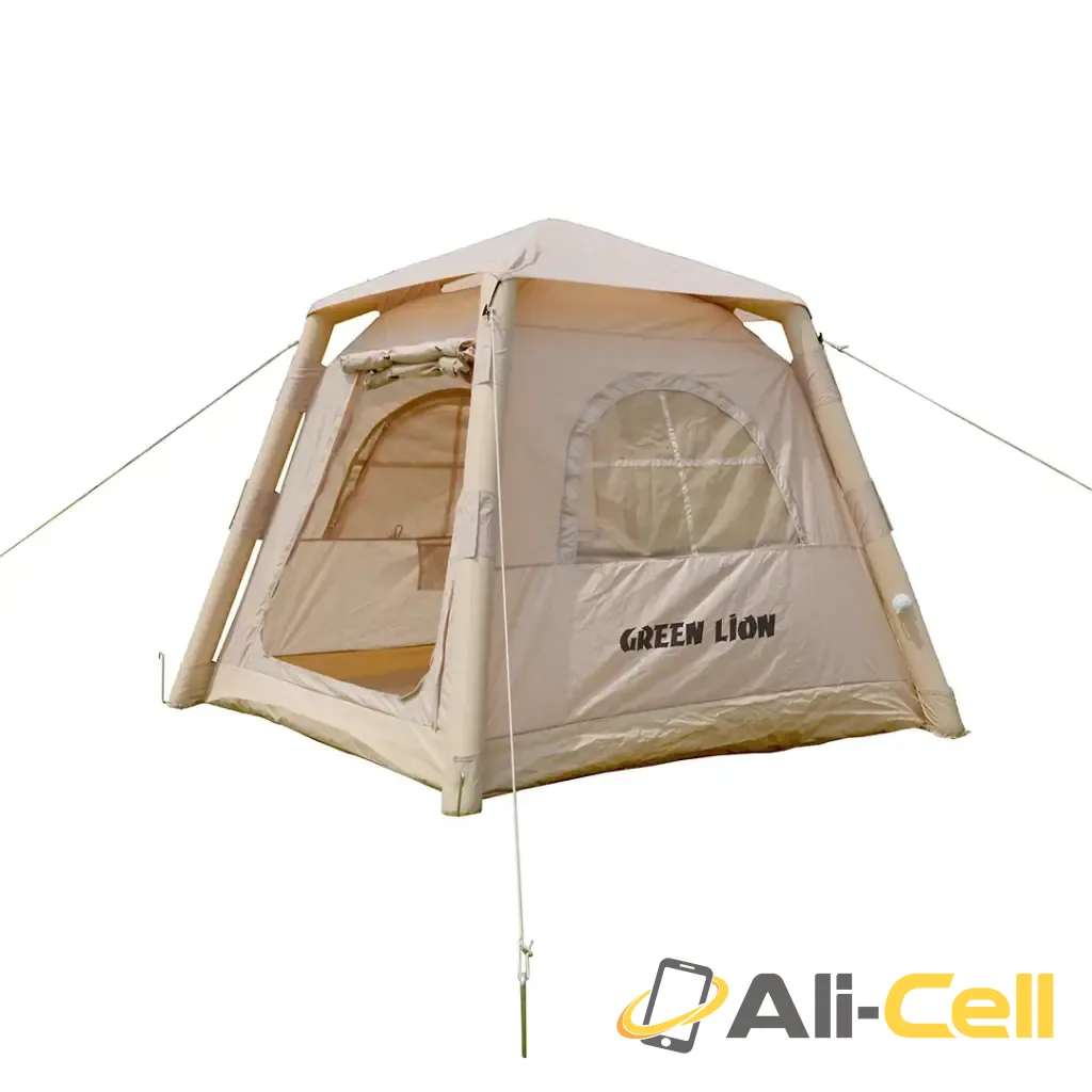 Green Lion GT-3X Inflatable Camping Tent - Beige