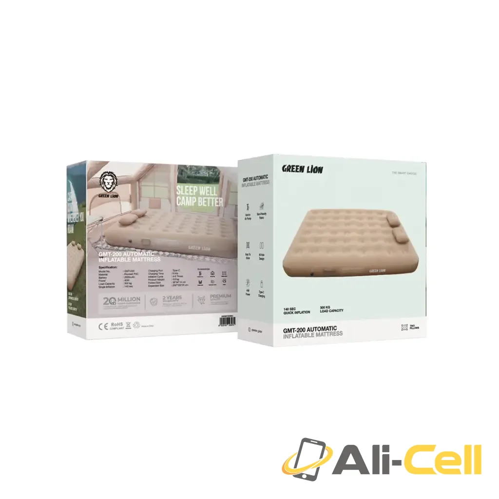 Green Lion GMT-200 Automatic Inflatable Mattress - Beige — 2