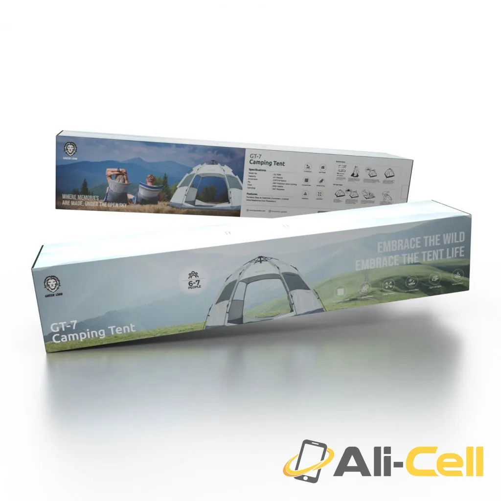 Green Lion GT-7 Camping Tent - Biege — 2