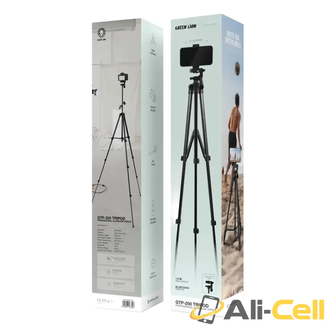 Green Lion GTP-200 Professional Aluminum Tripod — 3