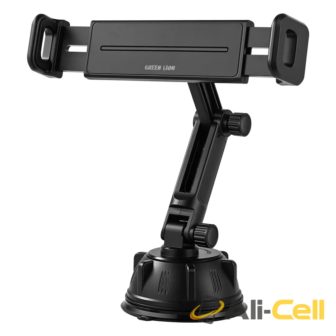 Green Lion GX-102 Suction Mount Phone & Tablet Holder - Black
