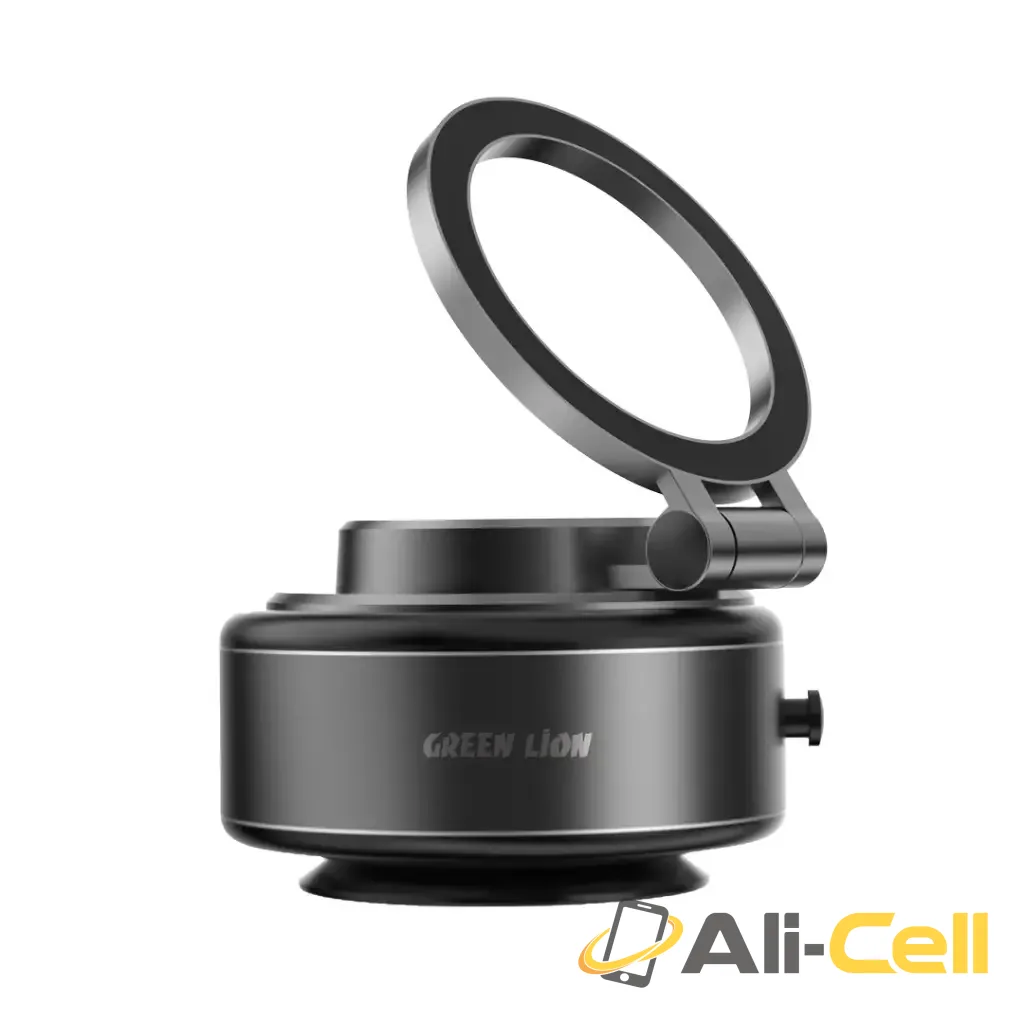 Green Lion GX-29 Auto Suction Phone Holder - Matte Black
