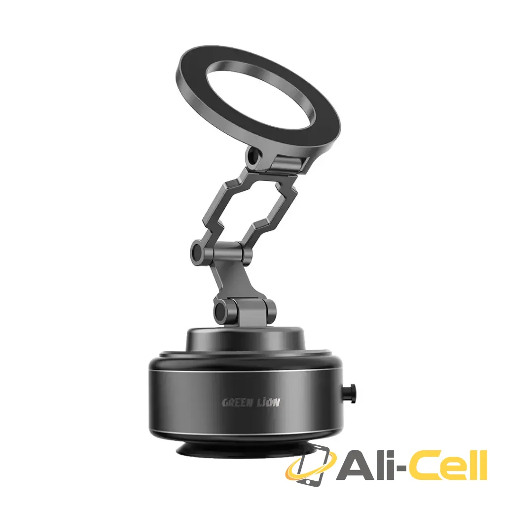 Green Lion GX-30 Auto Suction Phone Holder - Matte Black
