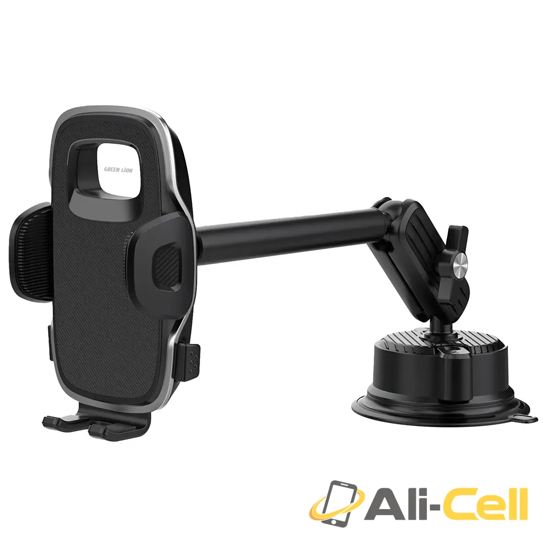 Green Lion GX-38 Suction Phone Holder - Black — 3