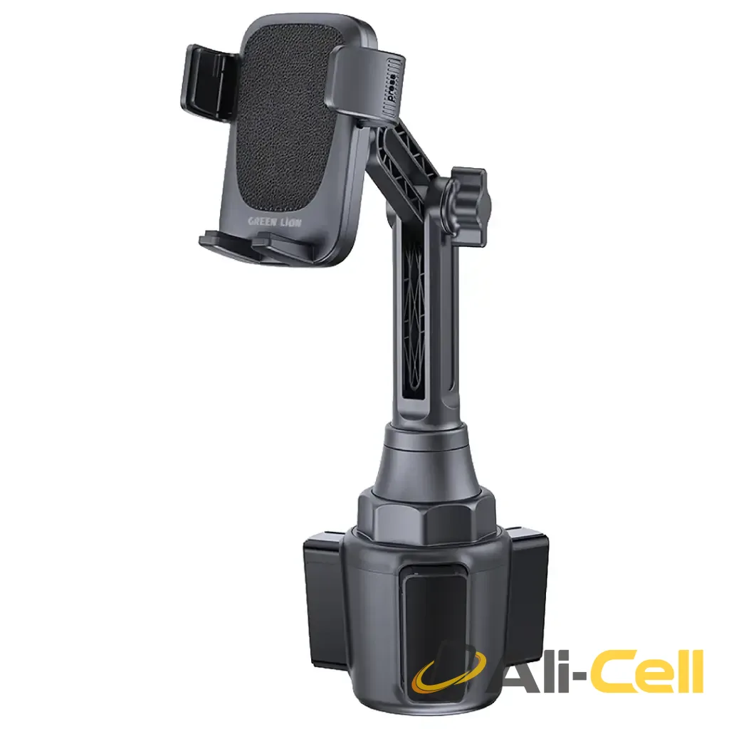 Green Lion GX-72 Car Cup Phone Holder - Black