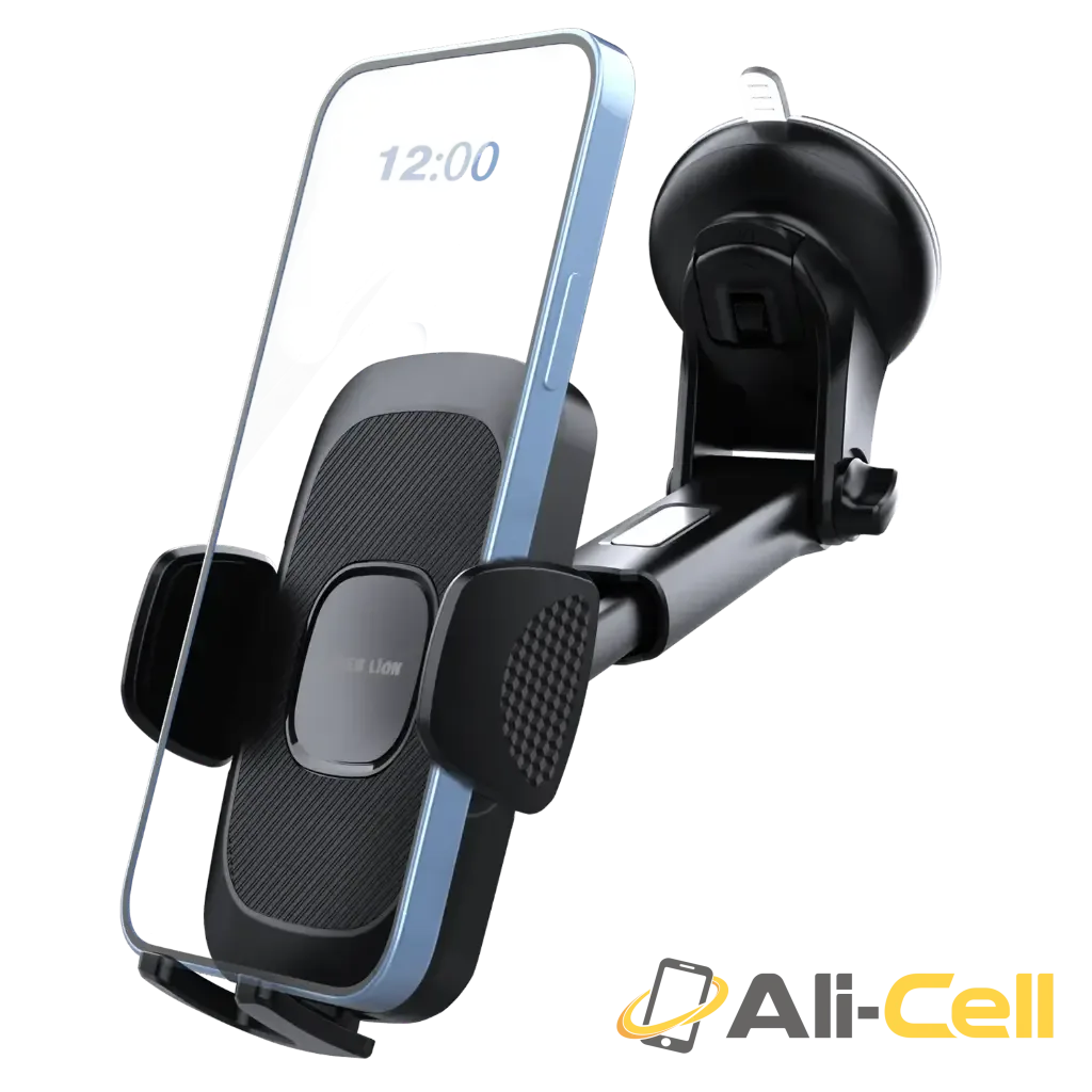 Green Lion GX-93 Holder with Suction Car Mount - Black