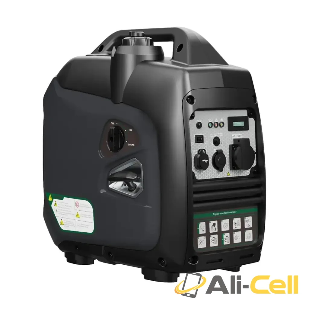 Green Lion Gasoline Inverter Generator GTR120 - Black — 2