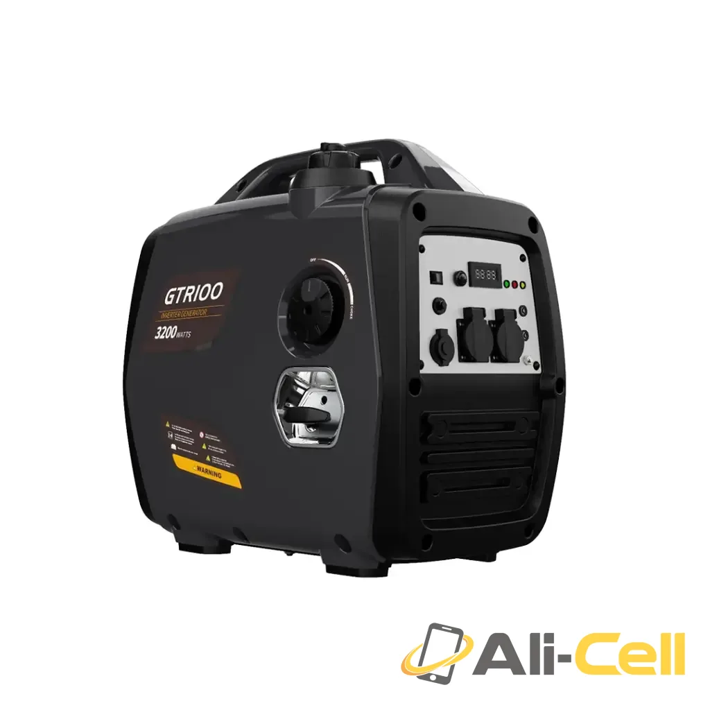 Green Lion Gasoline Inverter Generator GTR174 - Black — 2