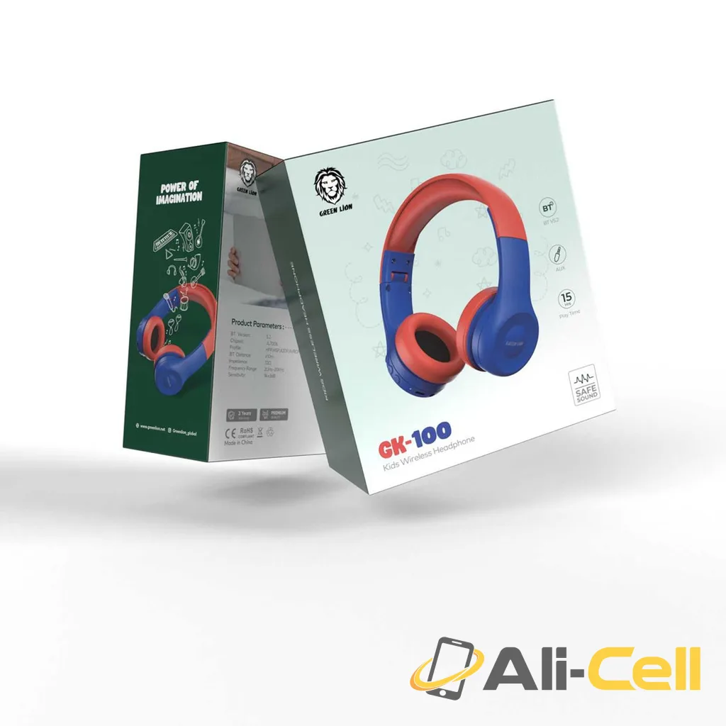 Green Lion Gk-100 Kid Headphone 1 — 2