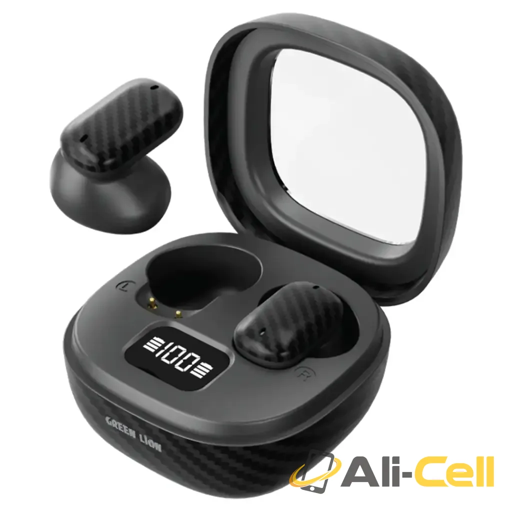 Green Lion Geneva True Wireless Earbuds - Black