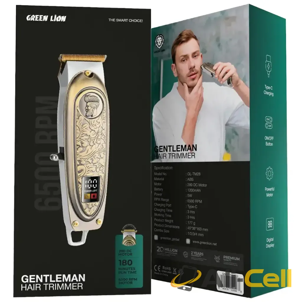 Green Lion Gentleman Hair Trimmer - Gold — 2