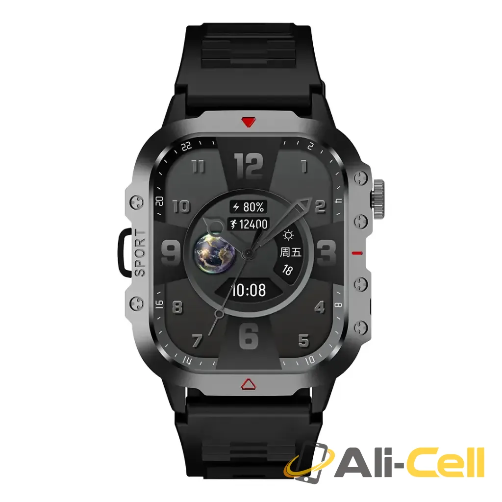 Green Lion Gravix Smart Watch - Black