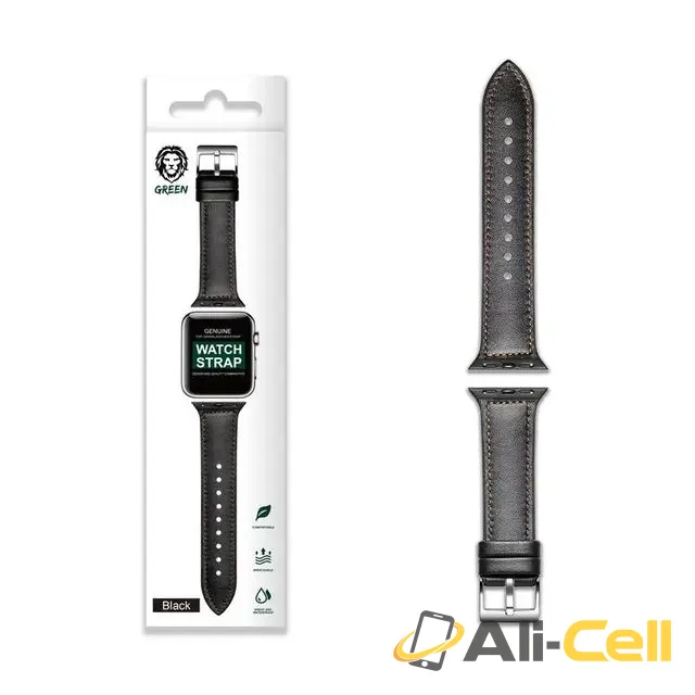 Green Lion Genuine Leather Watch Strap — 2