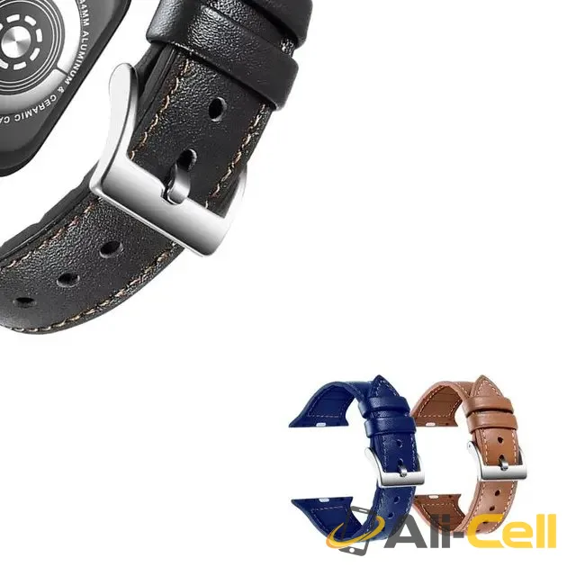 Green Lion Genuine Leather Watch Strap — 3