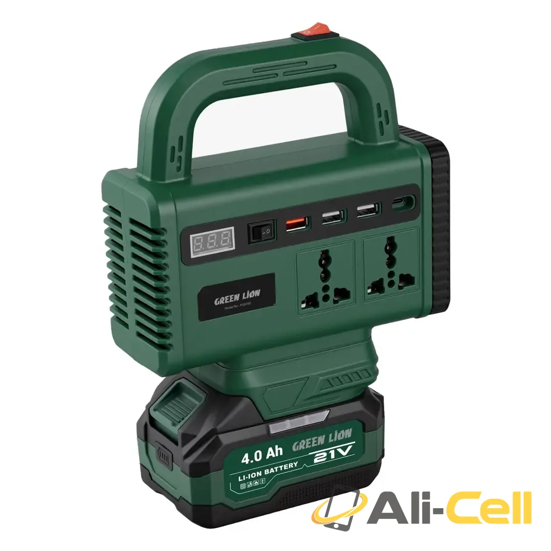 Green Lion Green Volt 4000mAh Power Station - Green — 2