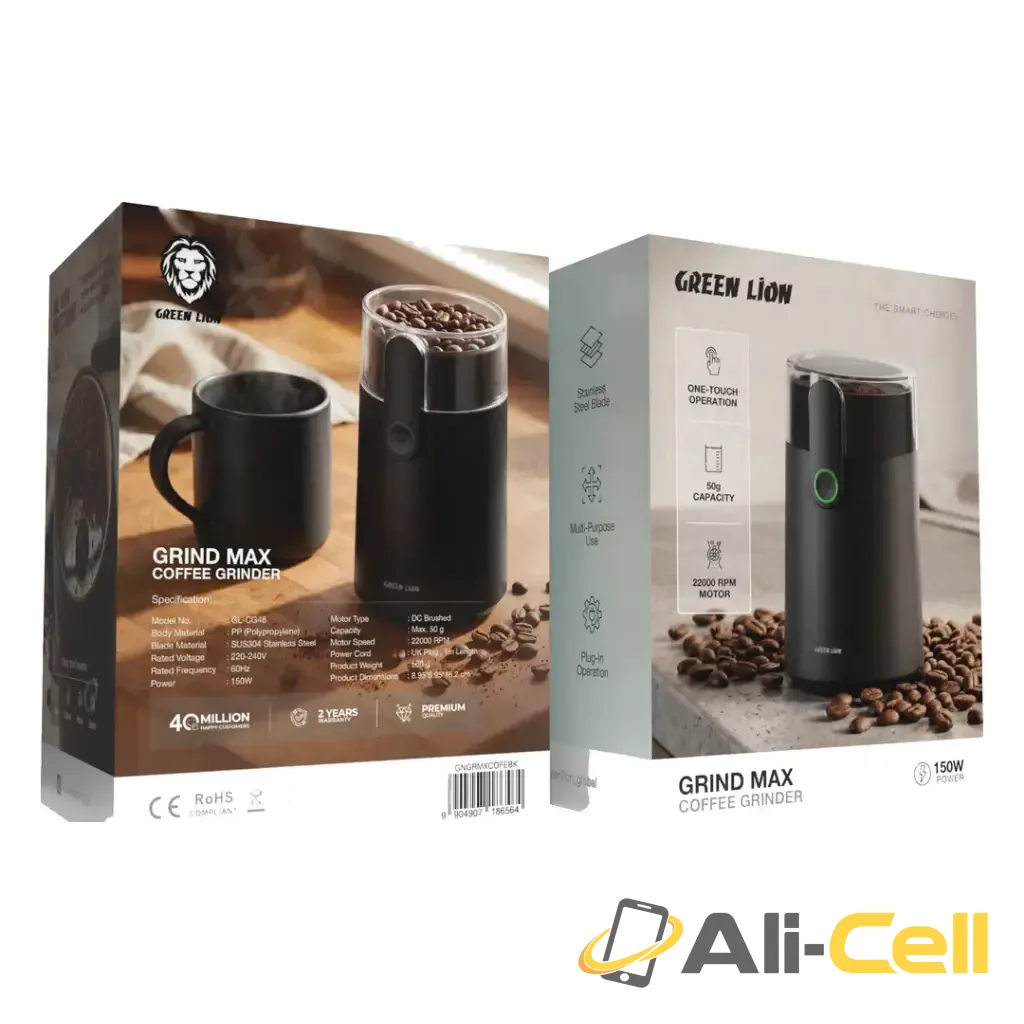 Green Lion Grind Max Coffee Grinder - Black — 3