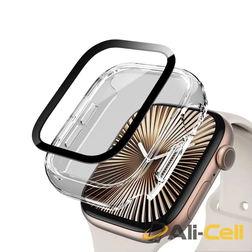 Green Lion Guard Plus PC Case for Apple Watch - Clear — 2