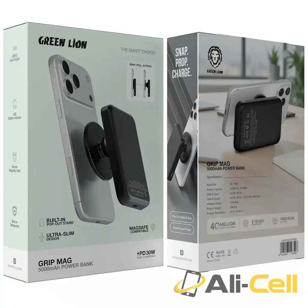 Green Lion Grip Mag 5000mAh Power Bank — 3