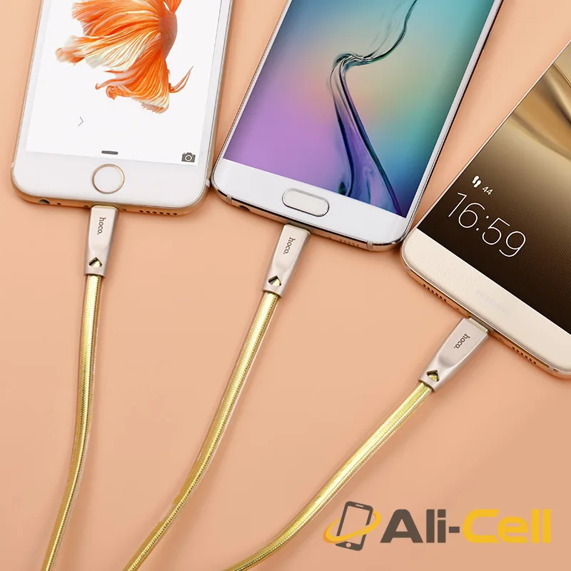 Cable USB to Lightning Micro-USB Type-C «U9» charging wire (1.5m) — 5