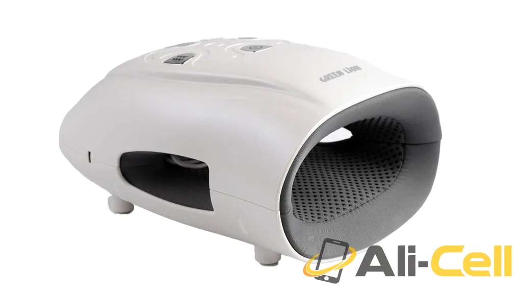 Green Lion Hand Massager - White