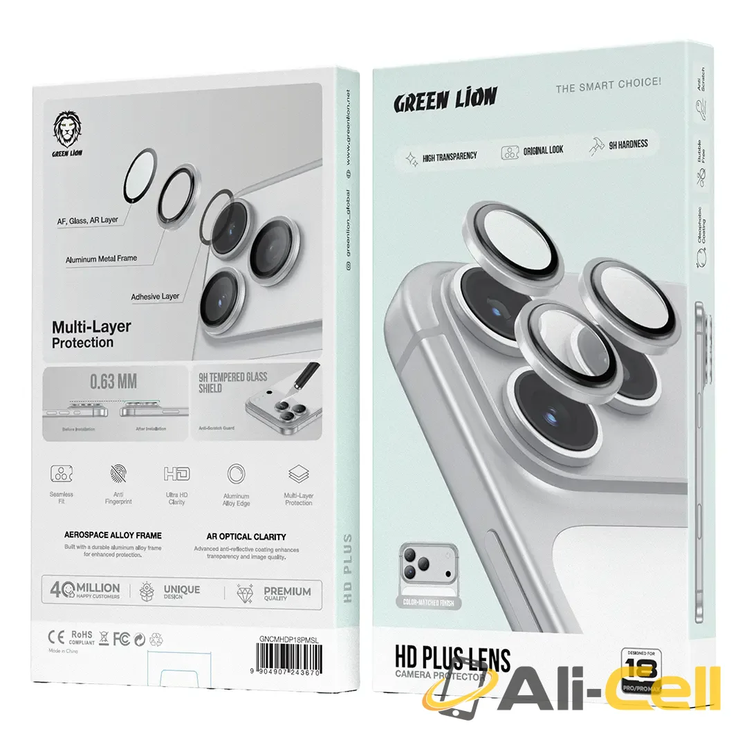 Green Lion HD Plus Lens Camera Protector for iPhone 18 Pro/Pro Max — 3