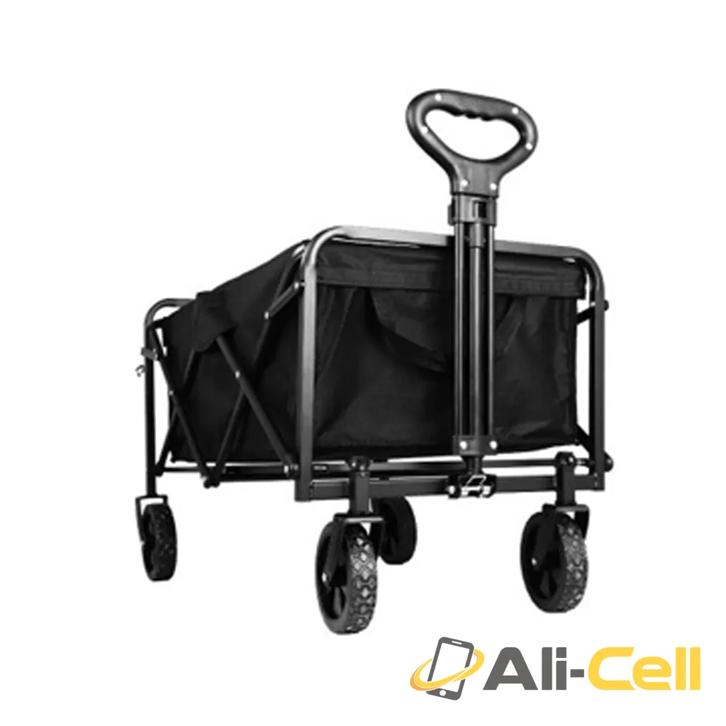 Green Lion Heavy Duty Wagon Cart 150Kg - Black