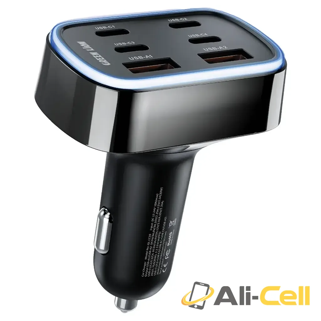 Green Lion High Drive Car Charger - Black