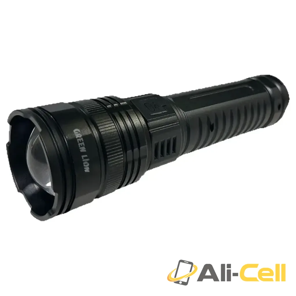 Green Lion Hyper Ray LED Torch - Black — 2