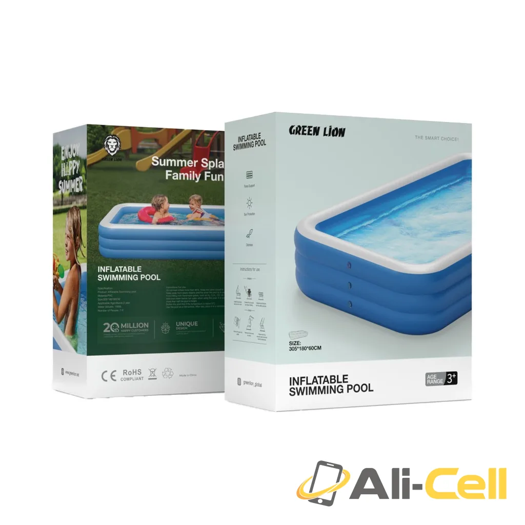 Green Lion Inflatable Big Swimming Pool - Blue — 2