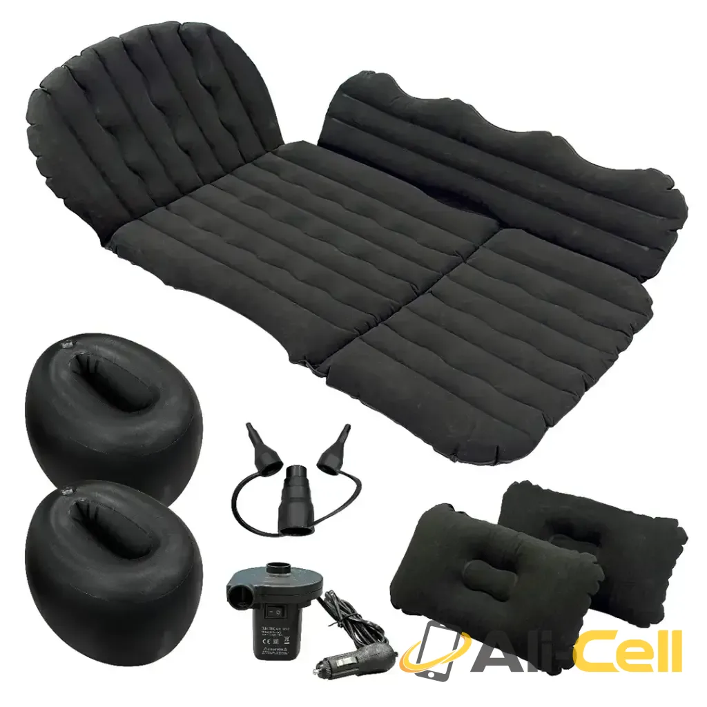 Green Lion Inflatable Car Air Mattress - Black — 2