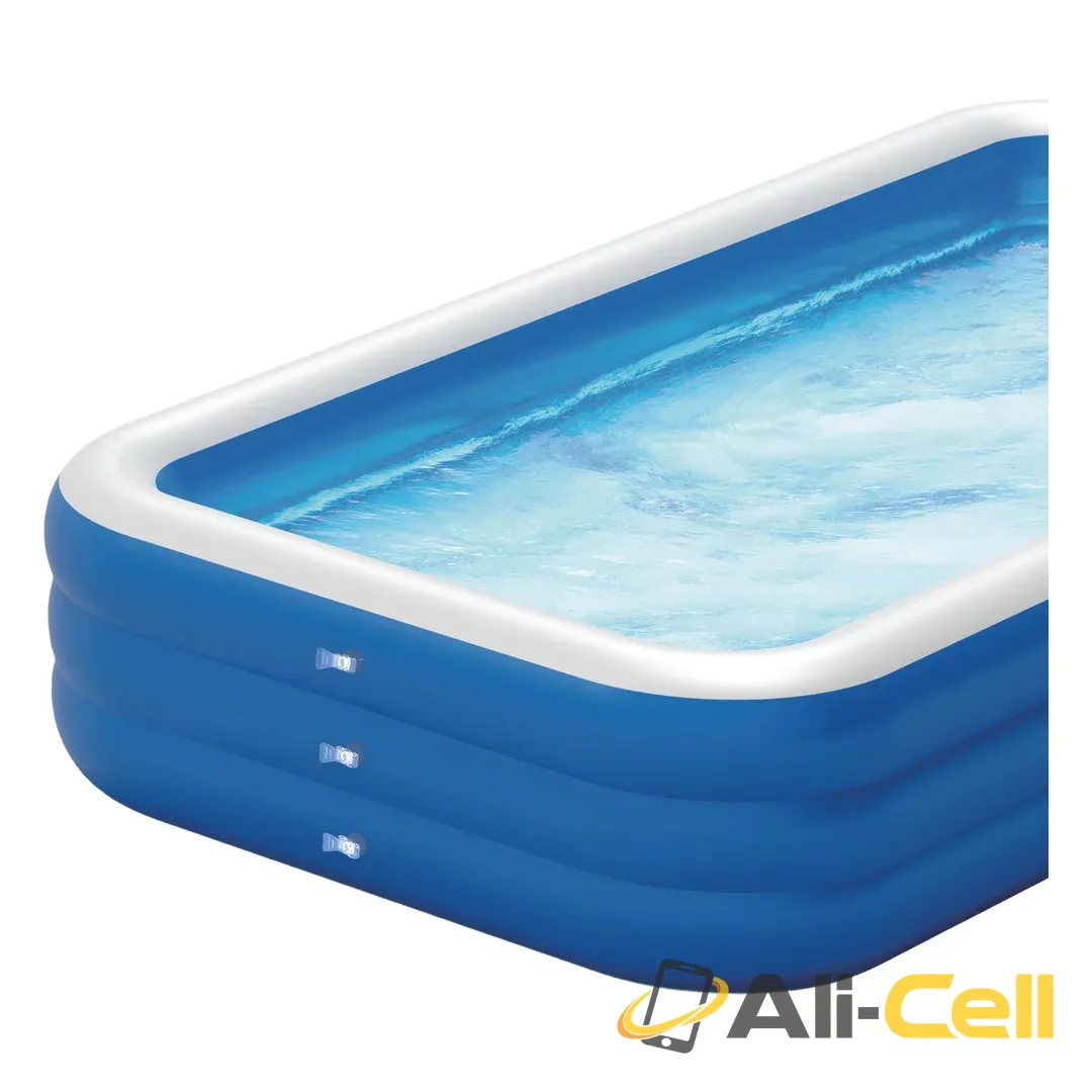 Green Lion Inflatable Swimming Pool - Blue