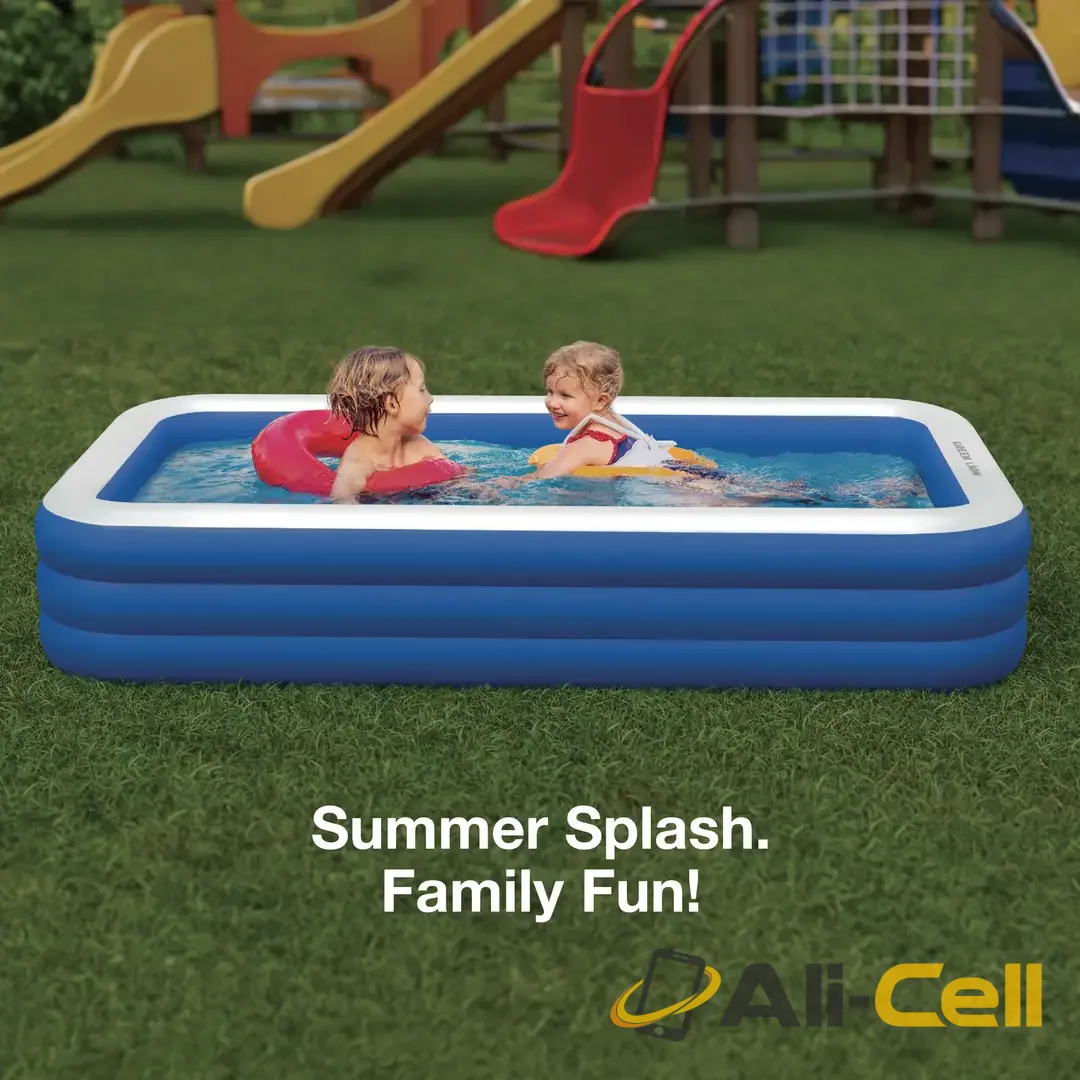 Green Lion Inflatable Swimming Pool - Blue — 2
