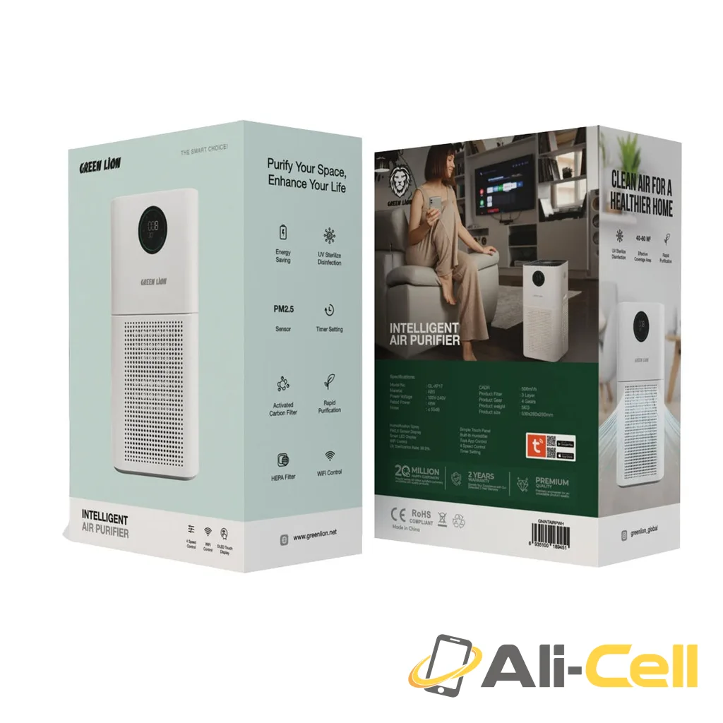 Green Lion Intelligent Air Purifier - White — 2
