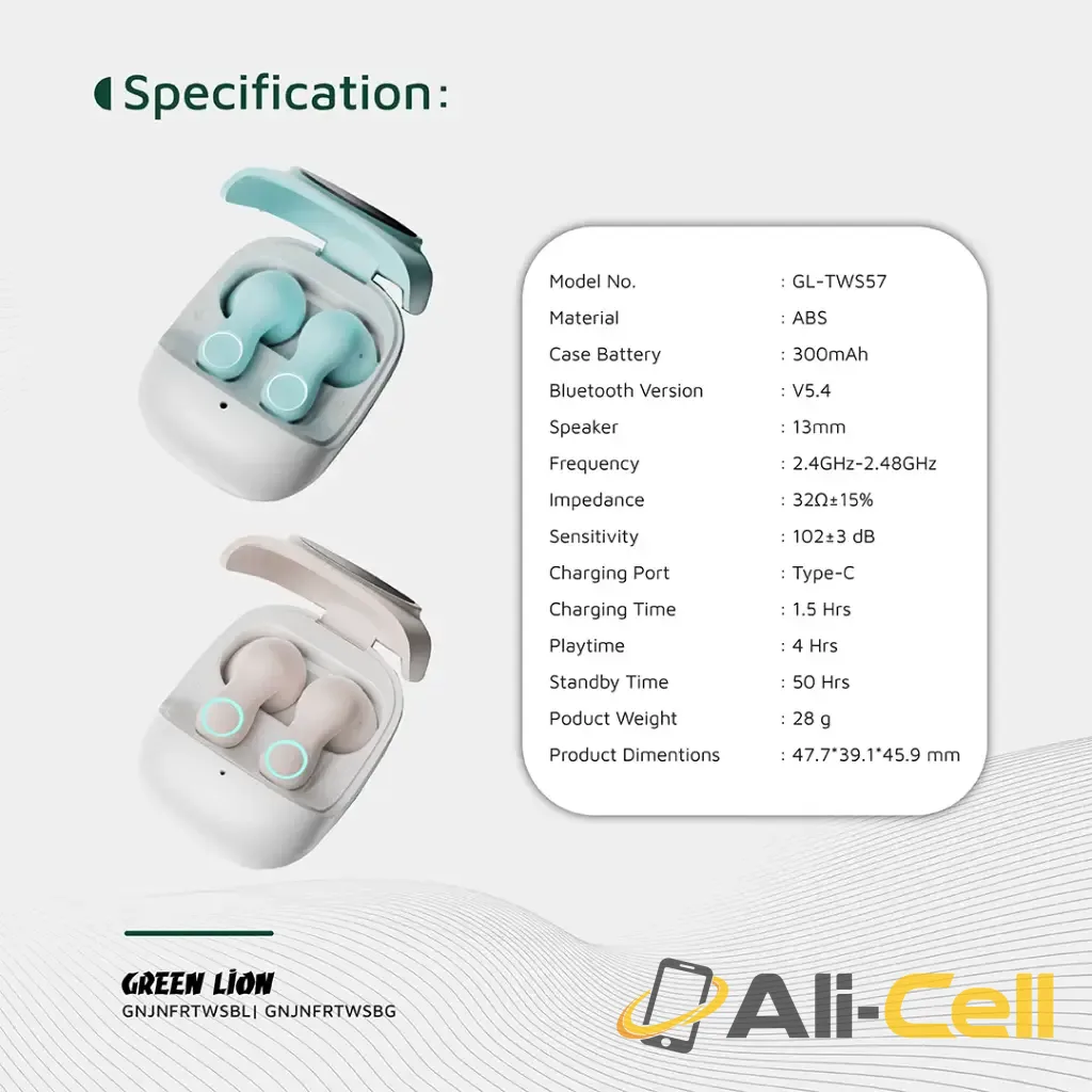 Green Lion Jenifer True Wireless Earbuds TWS — 2