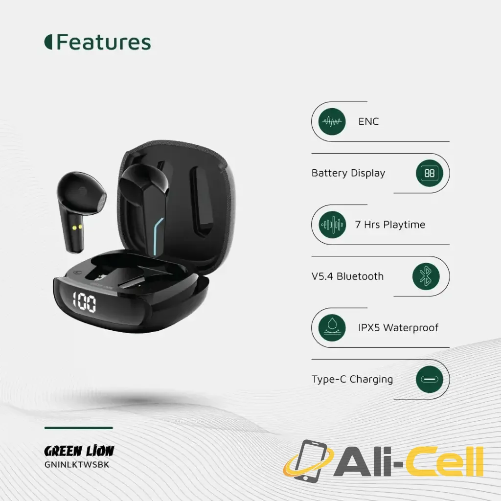 Green Lion Interlaken True Wireless Earbuds — 3