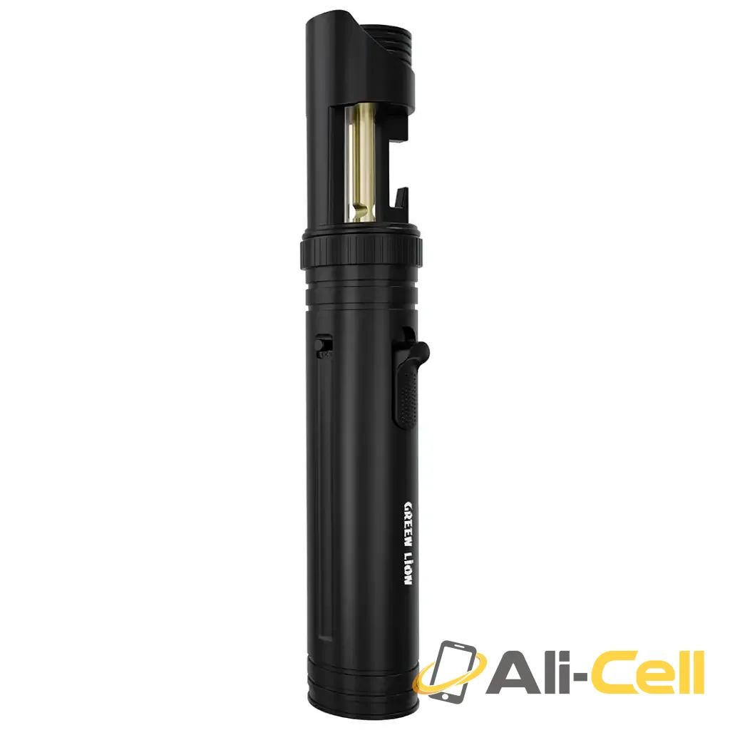 Green Lion Jet Lighter X LED Torch & Flame Lighter - Black — 2