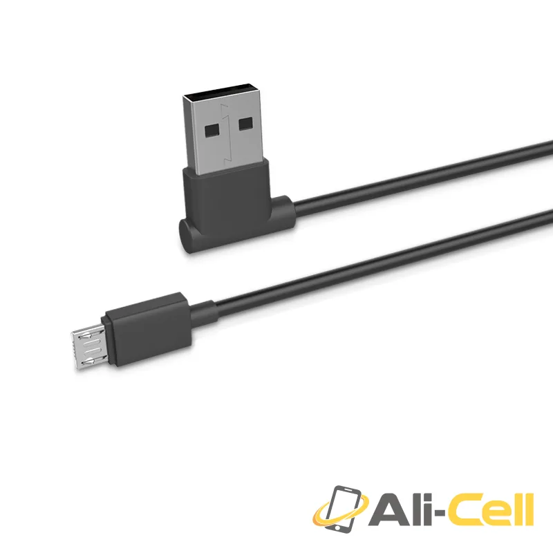 Cable USB to Micro-USB «UPM10» angled charging data sync (1.2m) — 2