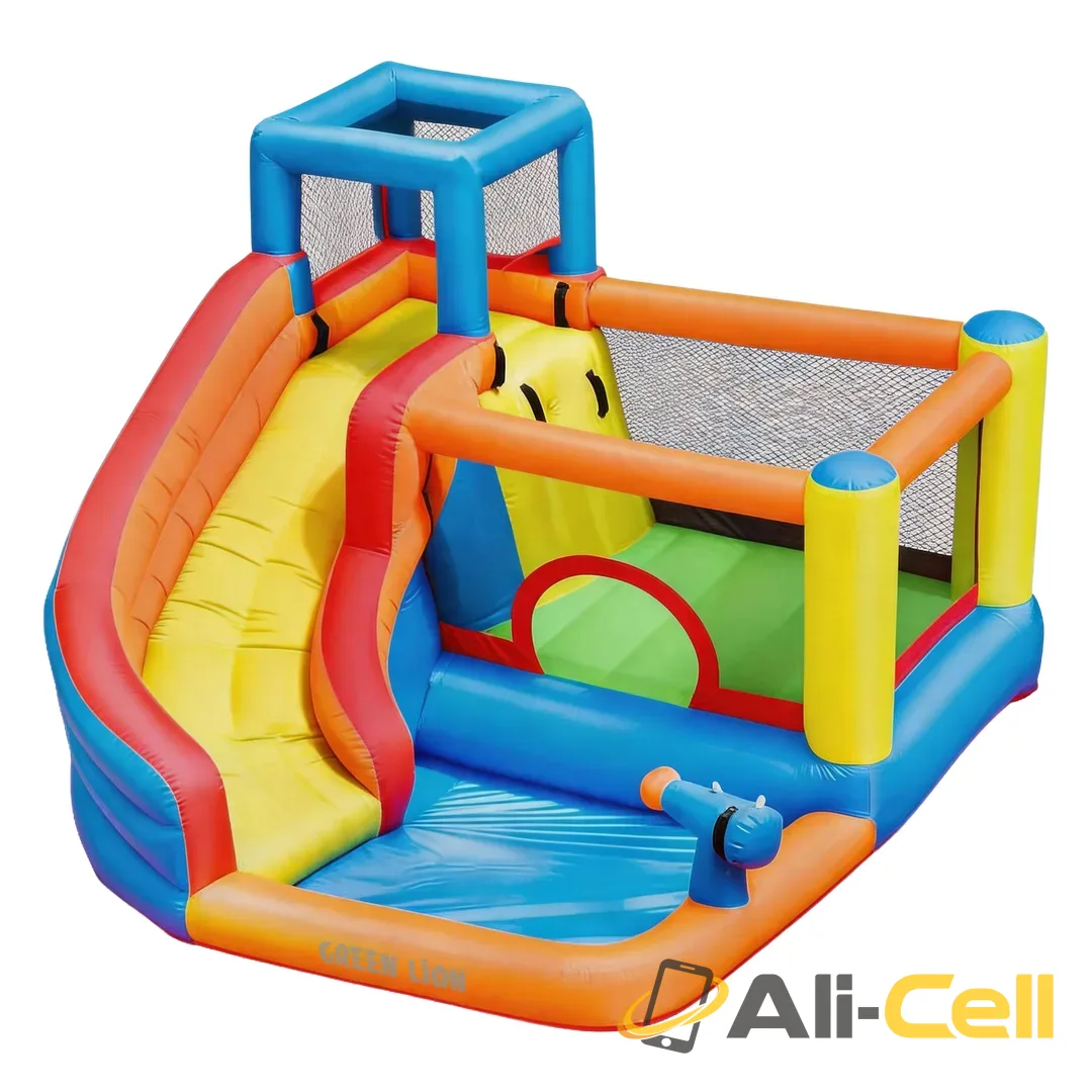Green Lion Joy Land GIP-9 Inflatable Bounce House - Orange