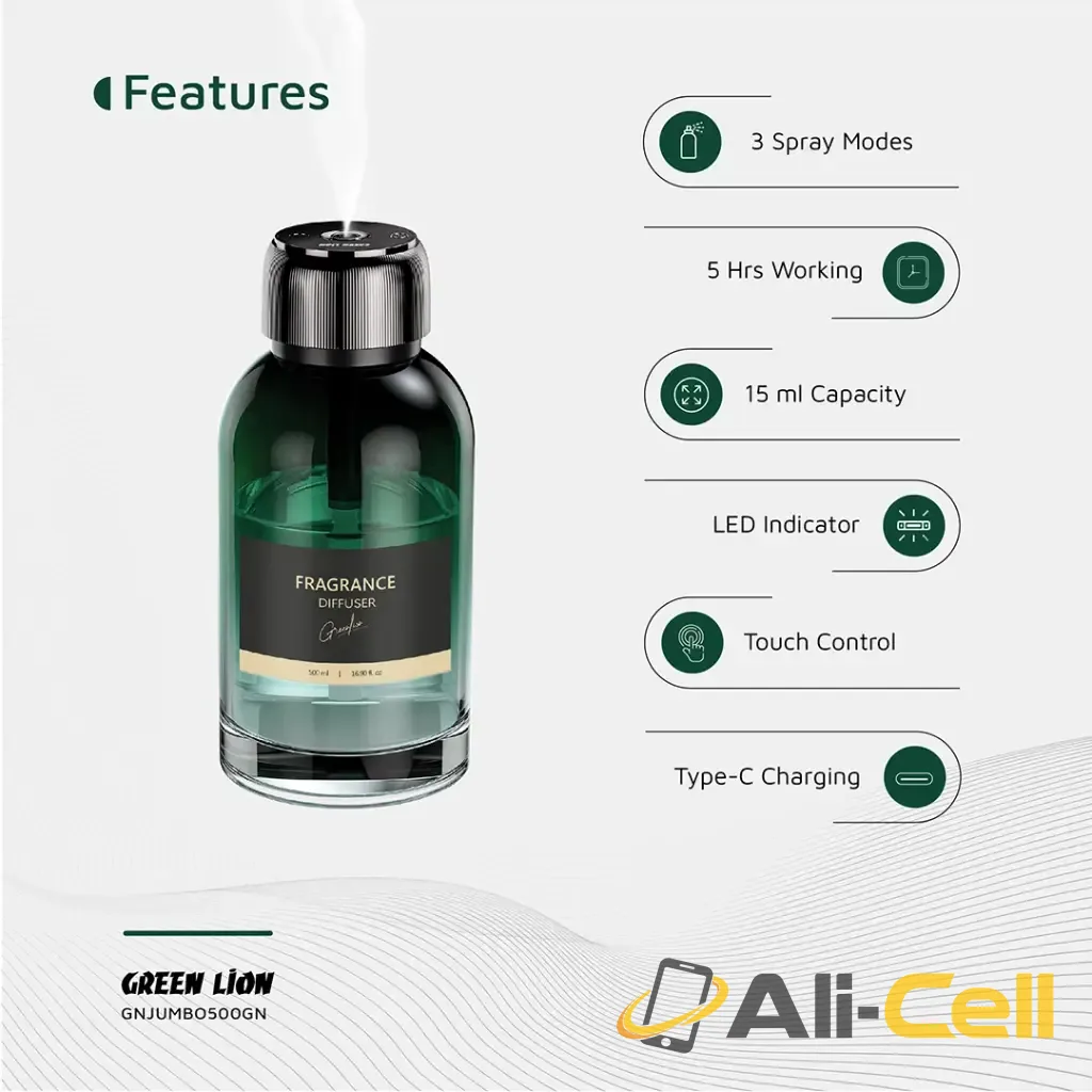 Green Lion Jumbo Fragrance Diffuser - Green — 2