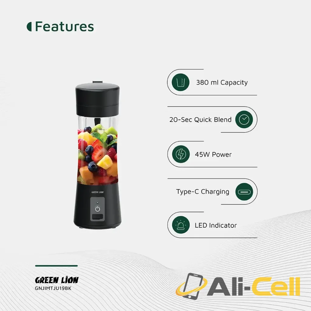 Green Lion Juice Mate Portable Juicer 380mL — 3