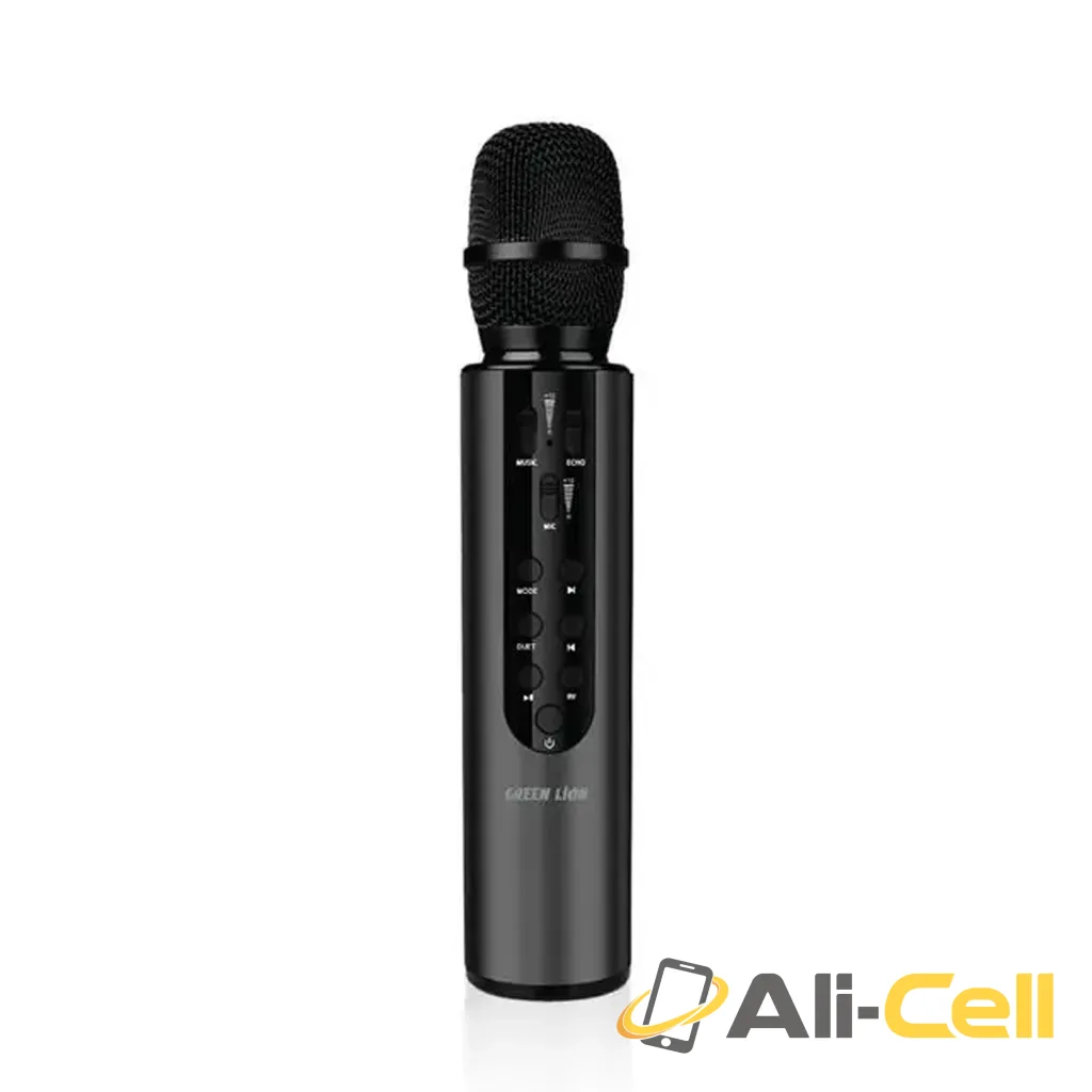 Green Lion Karaoke Microphone - Black