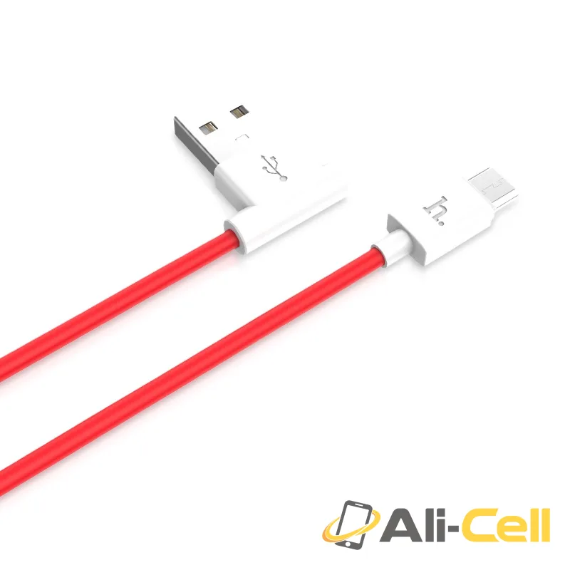Cable USB to Micro-USB «UPM10» angled charging data sync (1.2m) — 3